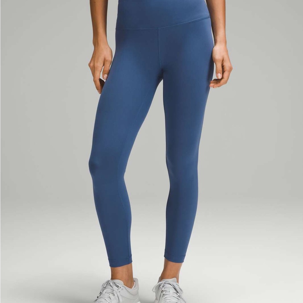 Lululemon Wunder Train High-Rise Tight 25" Pitch Blue - Picture 2 of 6